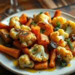 Roasted Cauliflower and Carrots