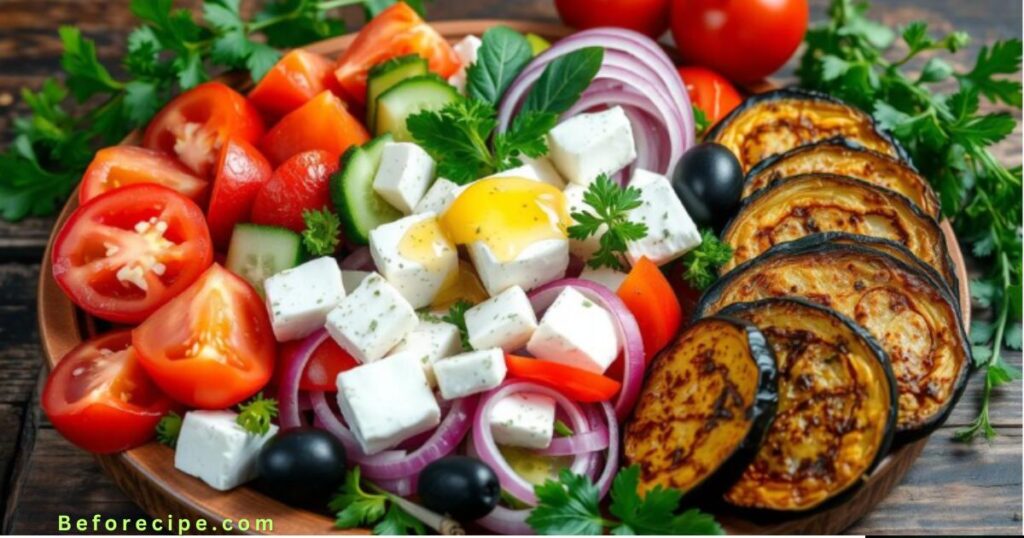 Delicious Greek Salad with Eggplant: A Flavorful Twist